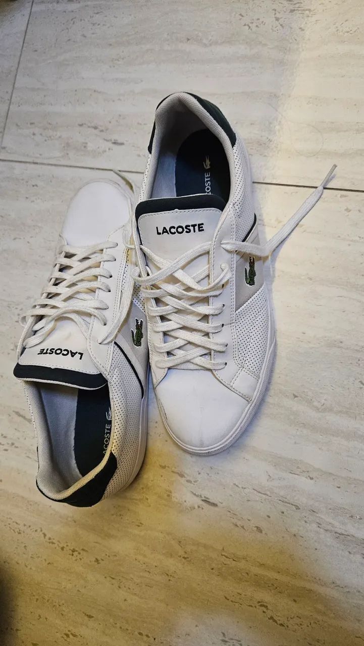 Tênis lacoste branco 43