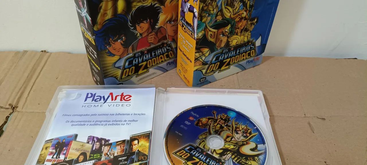 2 BOX EDIÇÃO CAVALEIROS DO ZODÍACO EPISÓDIO 9,10,11,12,13,14 - CDs