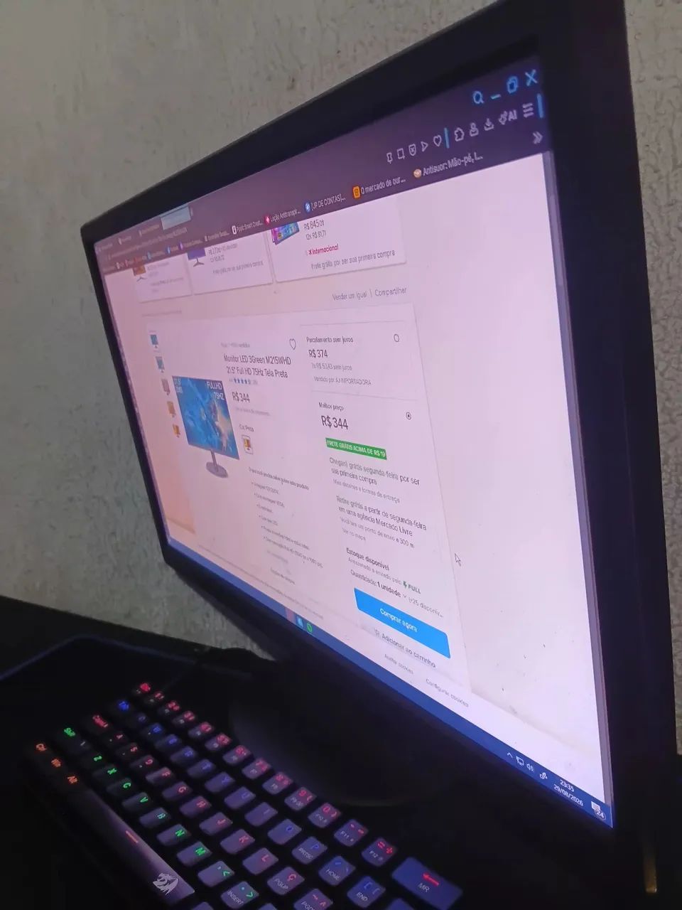 Monitor 75hz 2ms  - Foto 2