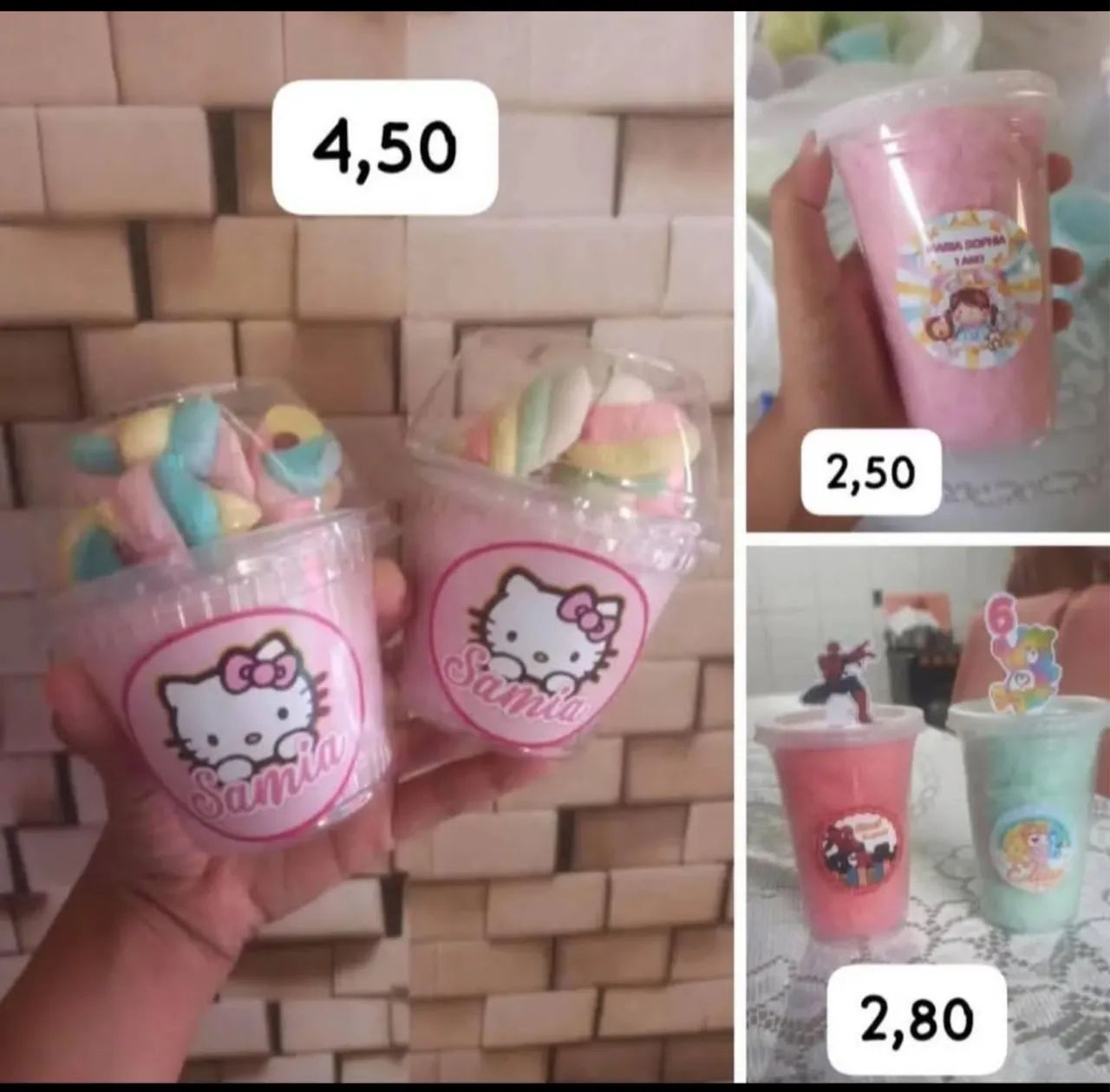 Algodão doce no copo - Foto 3