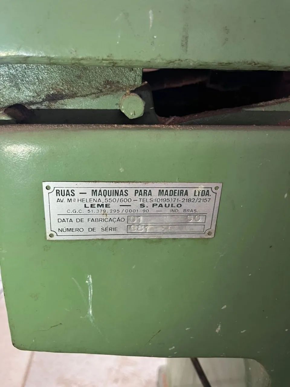 Esquadrilhadeira circular baudan plaina desempanadeira plaina ruas  - Foto 4