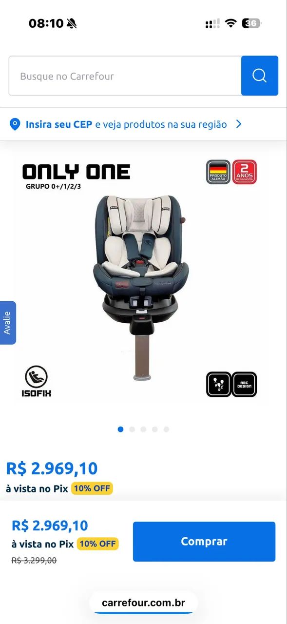 Cadeira Infantil ABC Design Only One - Foto 3