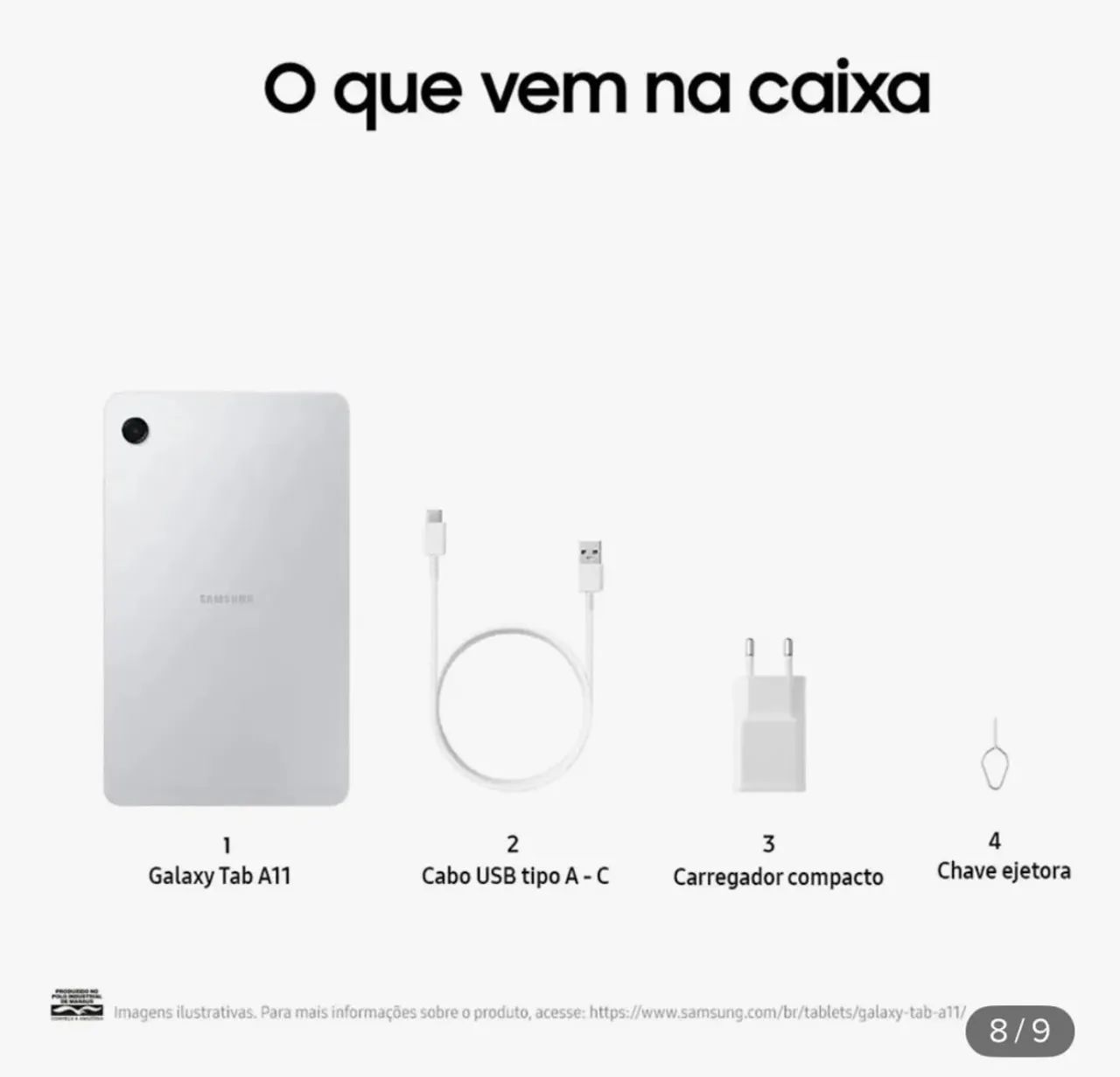 Galaxy Tab A11 na caixa LACRADO  - Foto 2