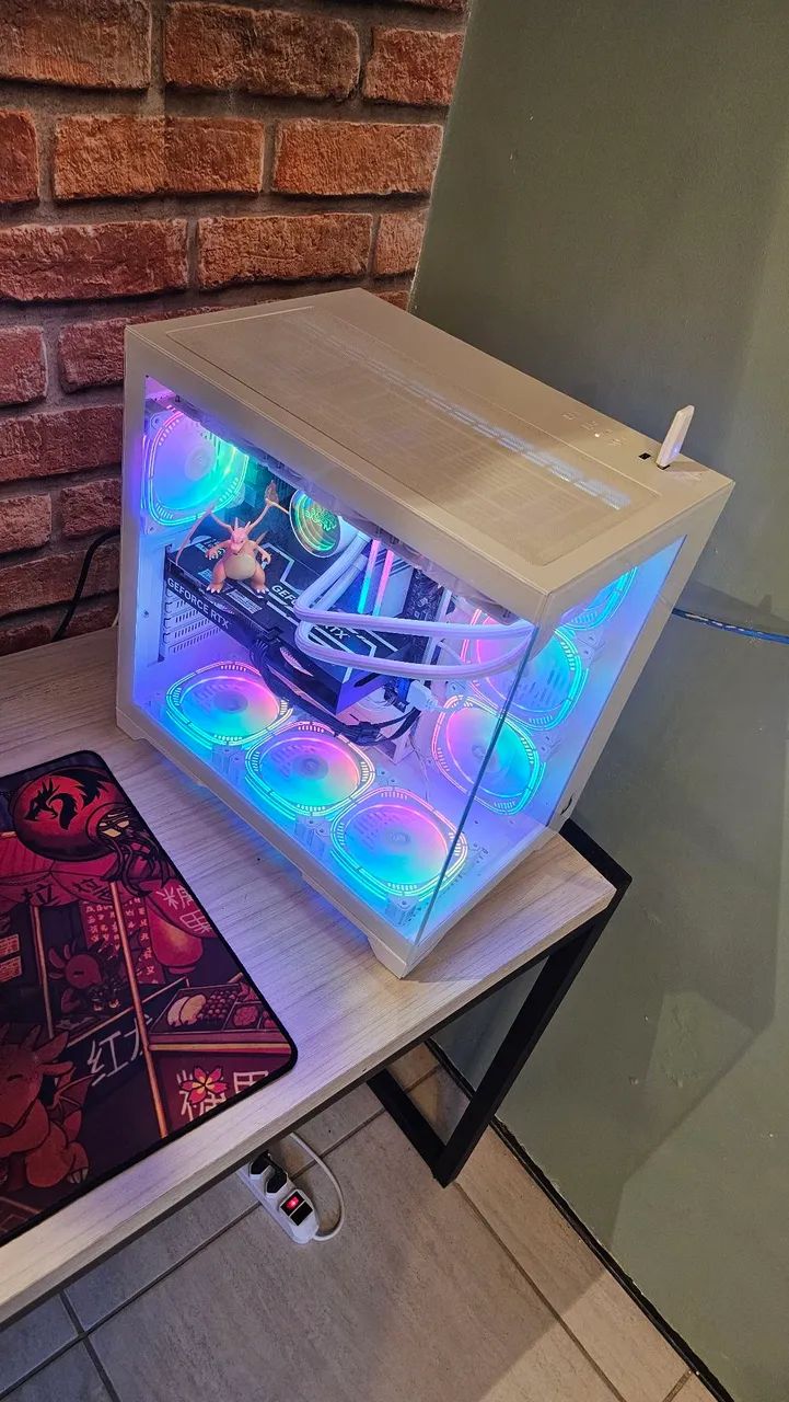 Computador Gamer RTX 4060 + Ryzen 7 5700X (Completo / Caixa e NF) - Foto 5