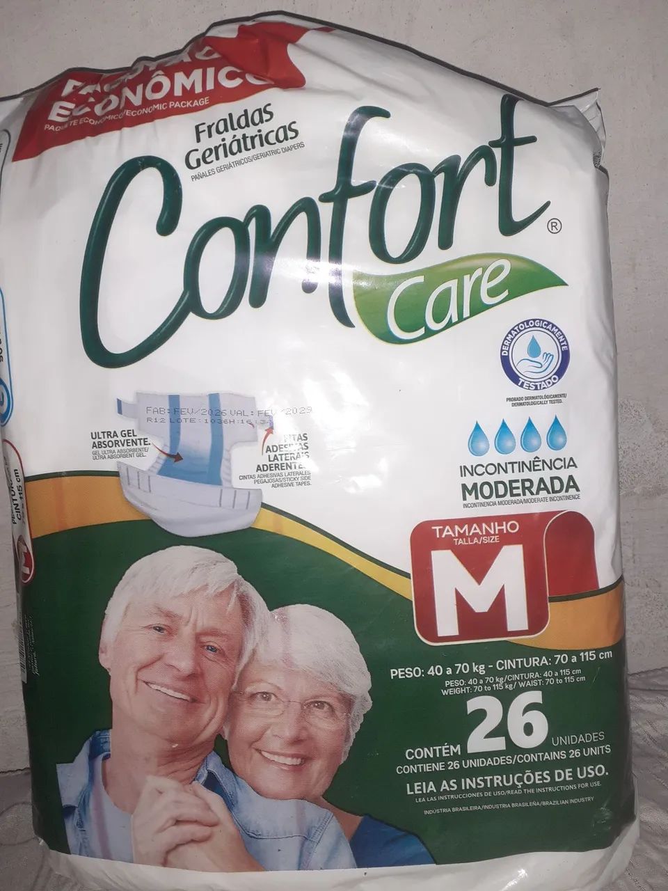 Fralda Geriatrica Confort !