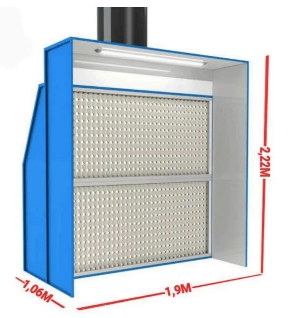 Cabine de Pintura Industrial IG-002 (1,9m x 2,22m) - Foto 4