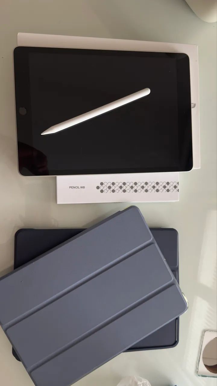 iPad 9 com caixa + Pencil WB + 2 capas - Foto 2