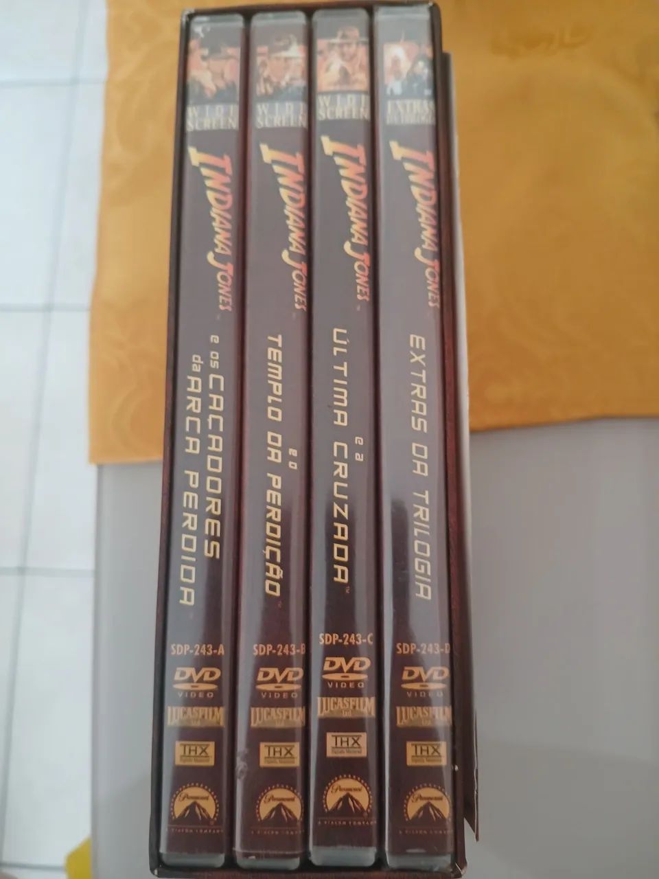 Coleção completa DVD Indiana Jones - DVD, Blu-Ray e Vídeo Cassete