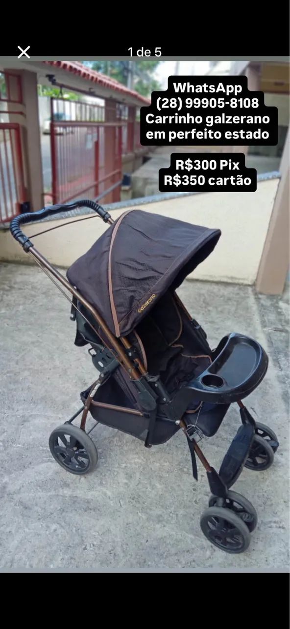 Carrinho de bebê Galzerano  - Foto 4
