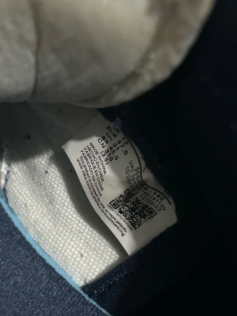JORDAN RETRO HIGH OG OBSIDIAN TAMANHO 45 - Foto 5