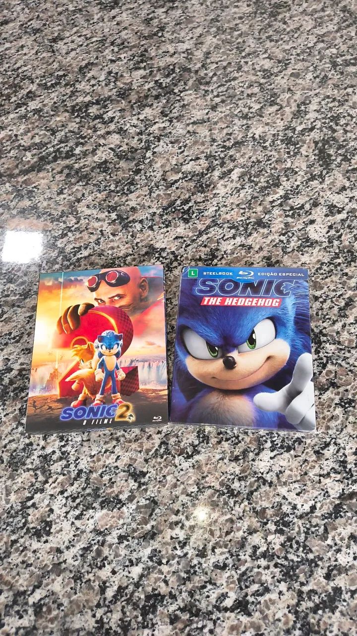 Stellbook+Blu-ray Sonic 1 e 2