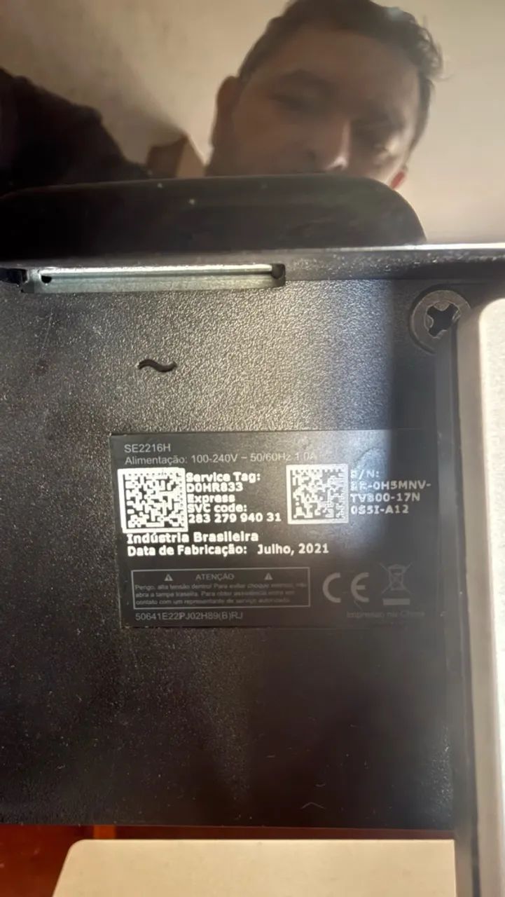 Monitor Dell 22 polegadas, pouco uso (SE1622H) - Foto 3