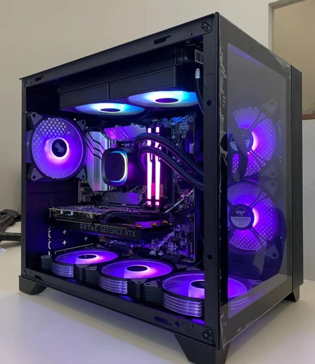 Pc Gamer Aquario Ryzen 9 7900x 32GB DDR5 nvme 1TB Rtx 5060 8gb- Loja física - Foto 2