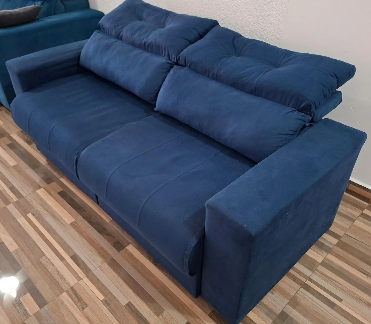 Sofá Retrátil E Reclinável, 1.90 Metros - ENTREGA GRÁTIS - Foto 3