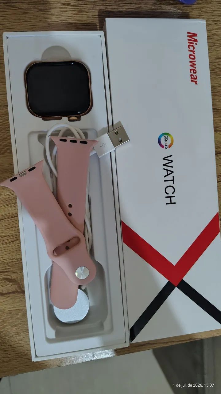 Relógio Smartwatch Rose Gold 