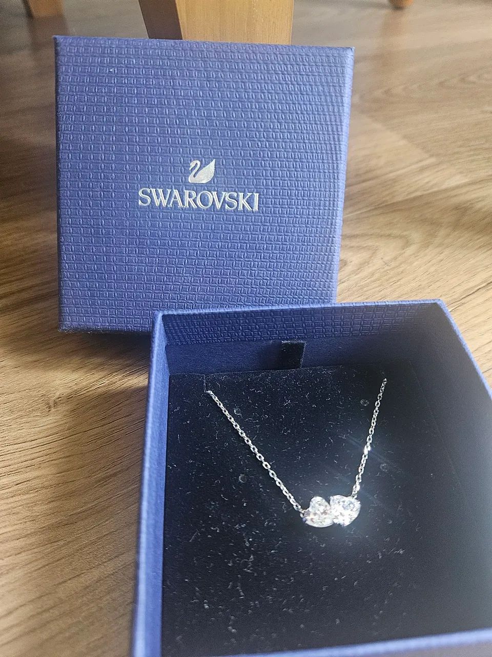 Colar swarovski orifício na caixa e sacola - Foto 3