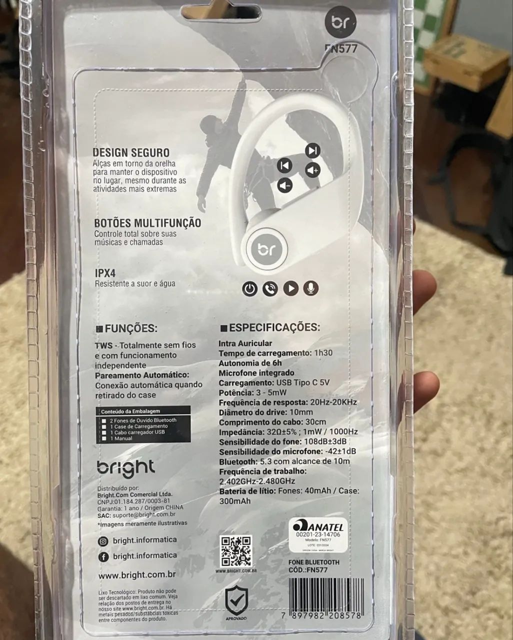Fone de Ouvido Bright440255197868216321