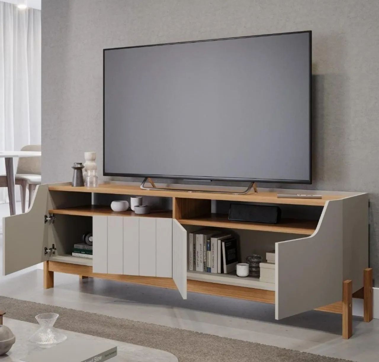BANCADA PARA TVS ATE 65 POLEGADAS MDF - Foto 4