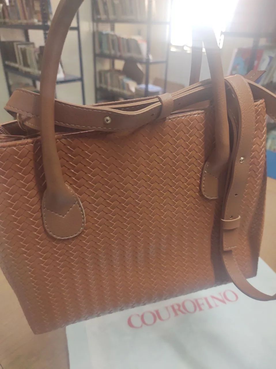 Bolsa couro fino - Foto 3