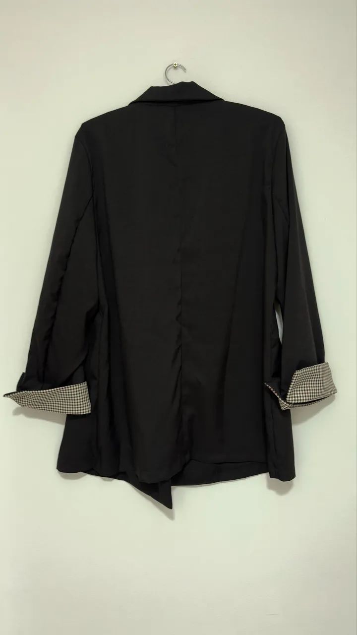 Blazer feminino preto SHEIN xxl  - Foto 2