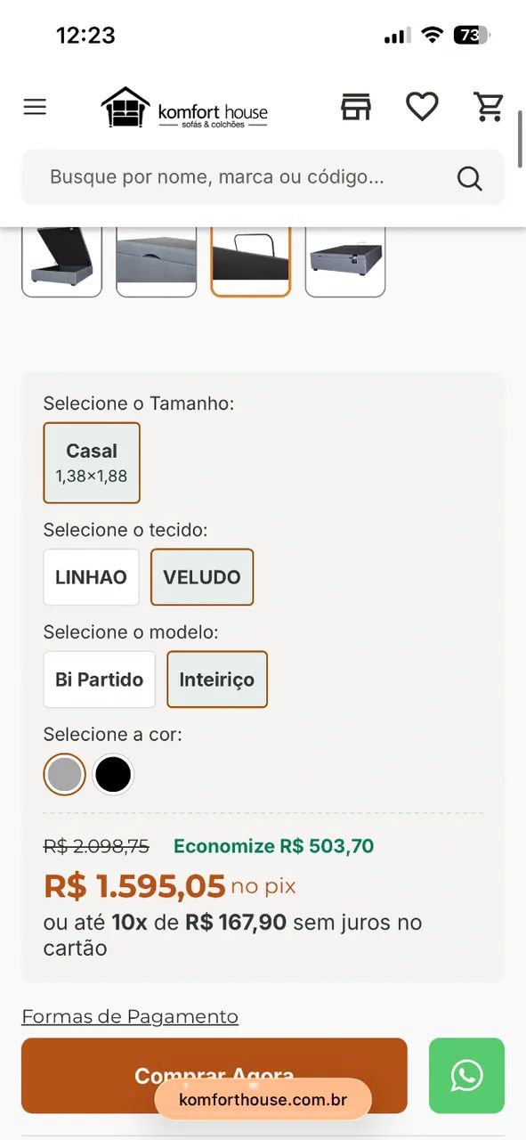 Cama Casal 8 meses de uso  - Foto 4