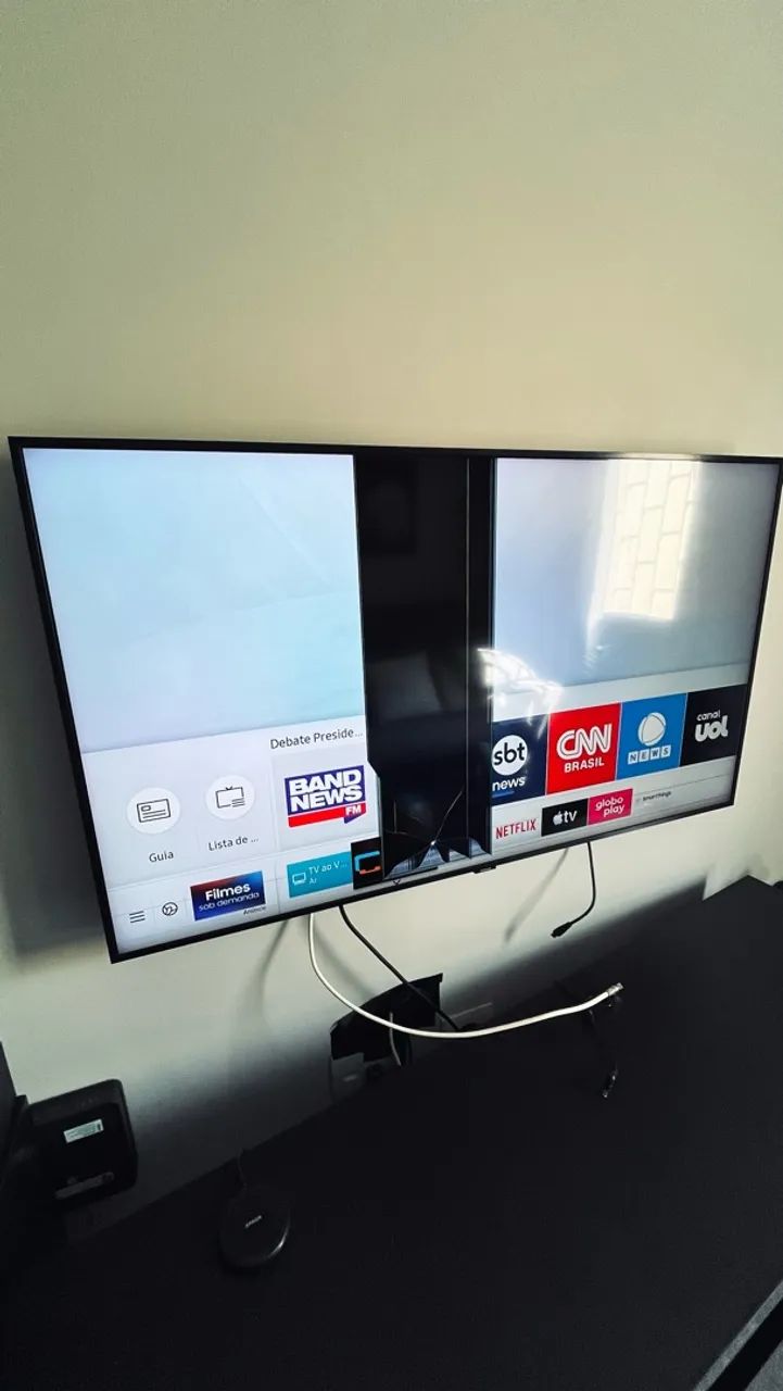 Tv Samsung 55 polegadas Tela quebrada 