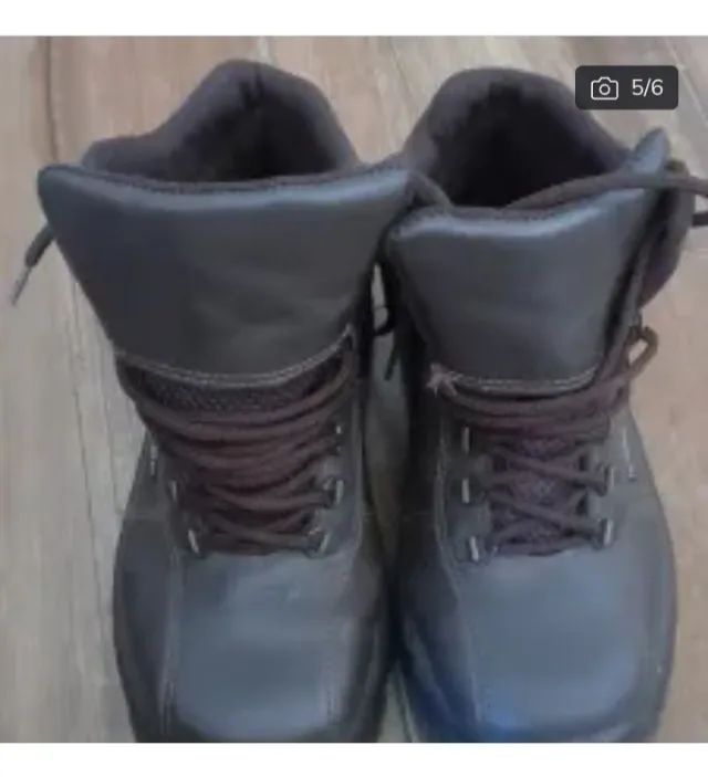 Botas N39 FUJIWARA segurança WBP couro liso  - Foto 2