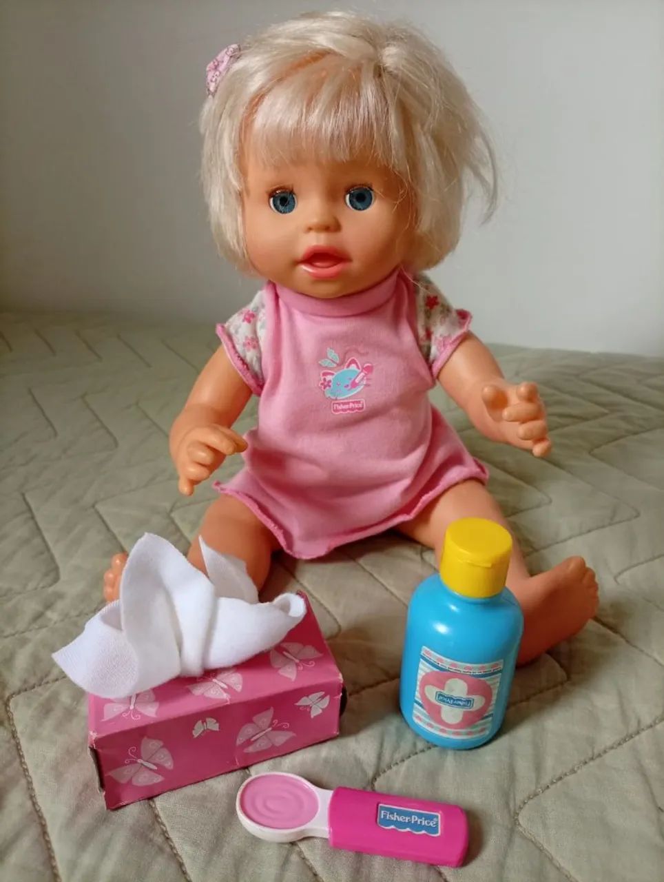 Boneca Little Mommy Doentinha - Funcionando 