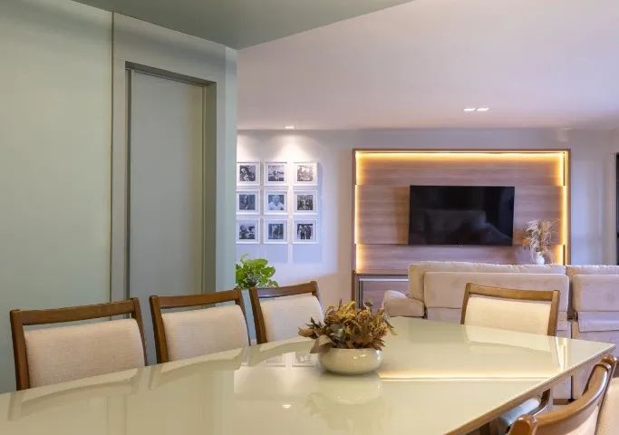 EDIFICIO AQUAMARE CLUB RESIDENCE | APARTAMENTO 131m² | 3 SUÍTES + DCE |  VISTA MAR - Foto 4