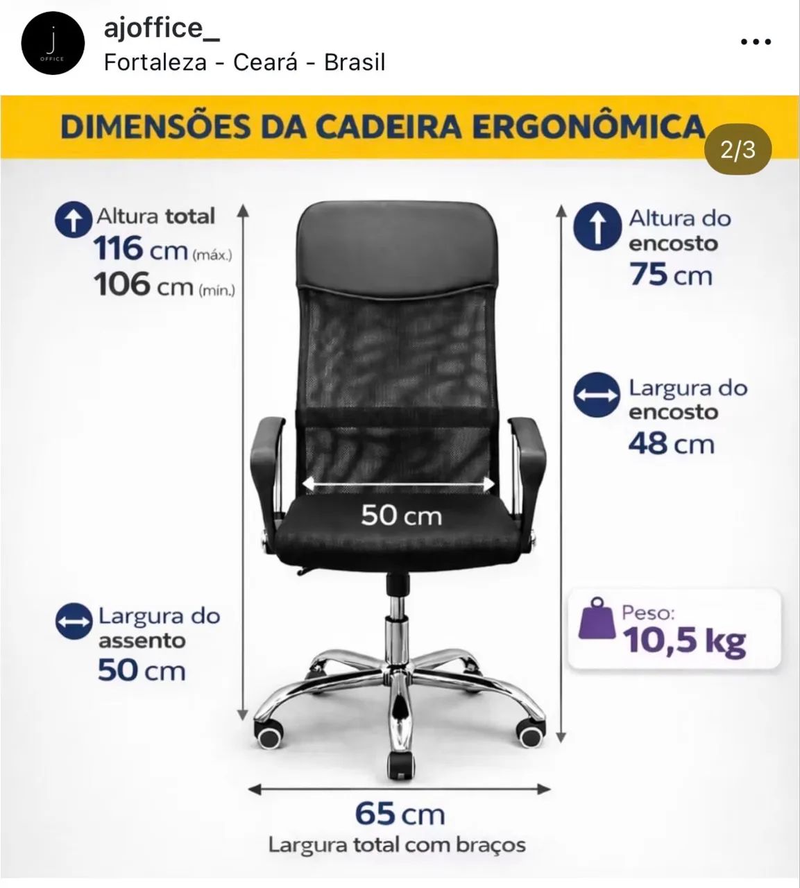 Cadeiras executivas - Foto 3
