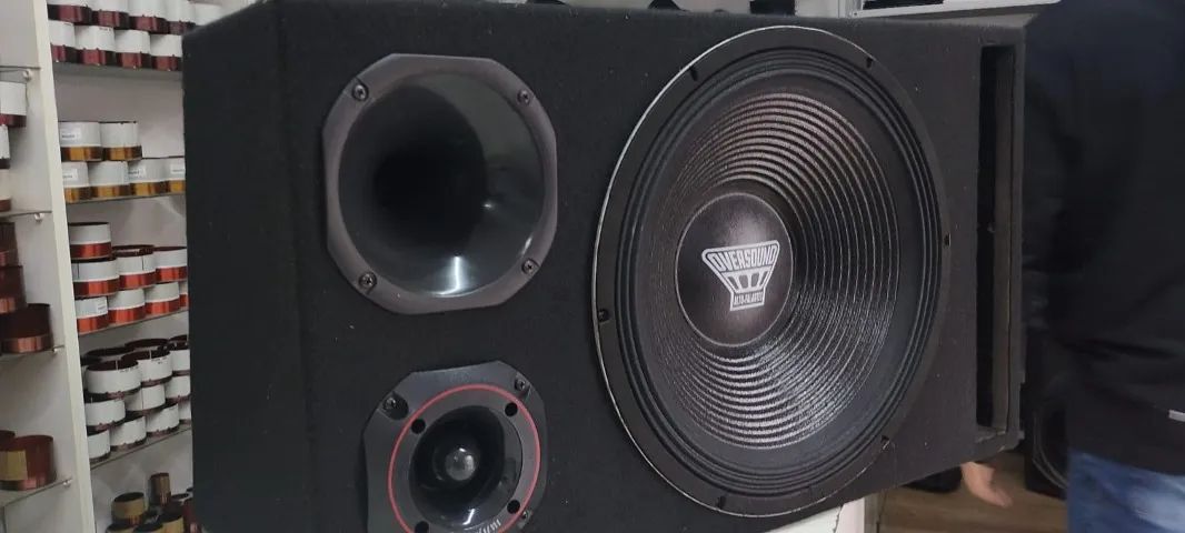  CAIXA TRIO OVERSOUND 550W15 - Foto 4