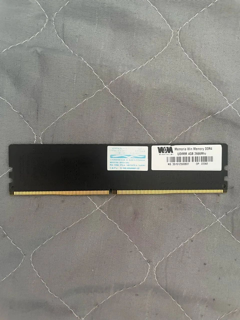 Memória ram 4gb 2666mhz ddr4