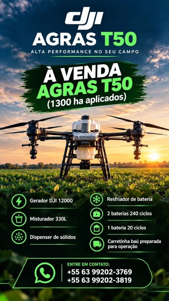 Kit DJI AGRAS T50 completo à venda - Foto 5