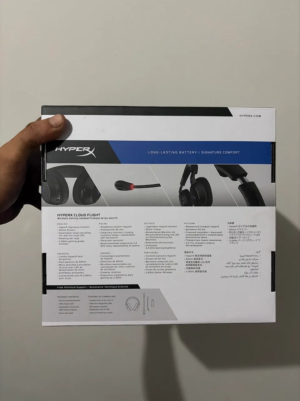 HEADSET HYPERX CLOUD SEM FIO - Foto 3