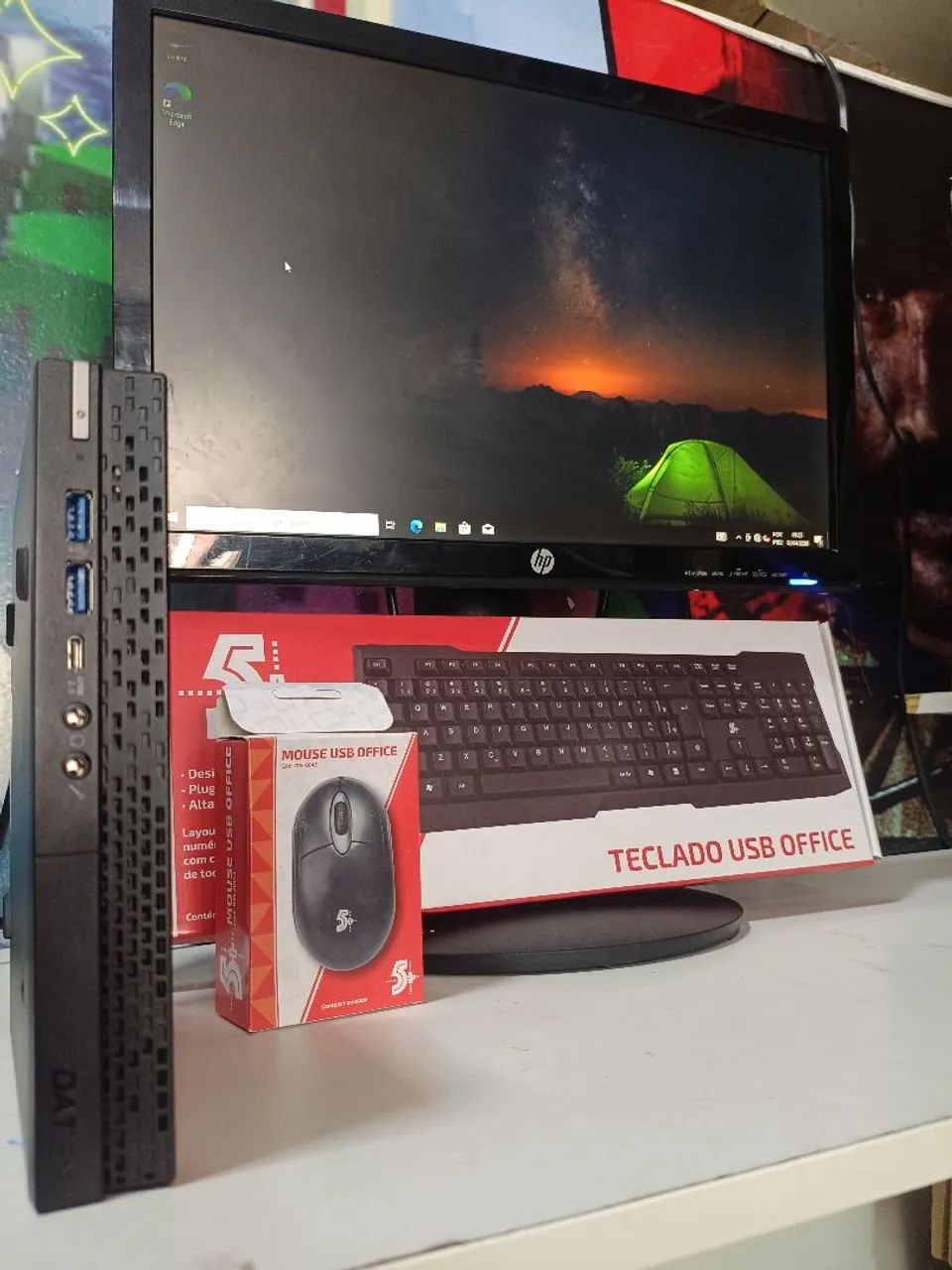 Mini Pc Athlon Pro AMD Completa - 1 ano de garantia 