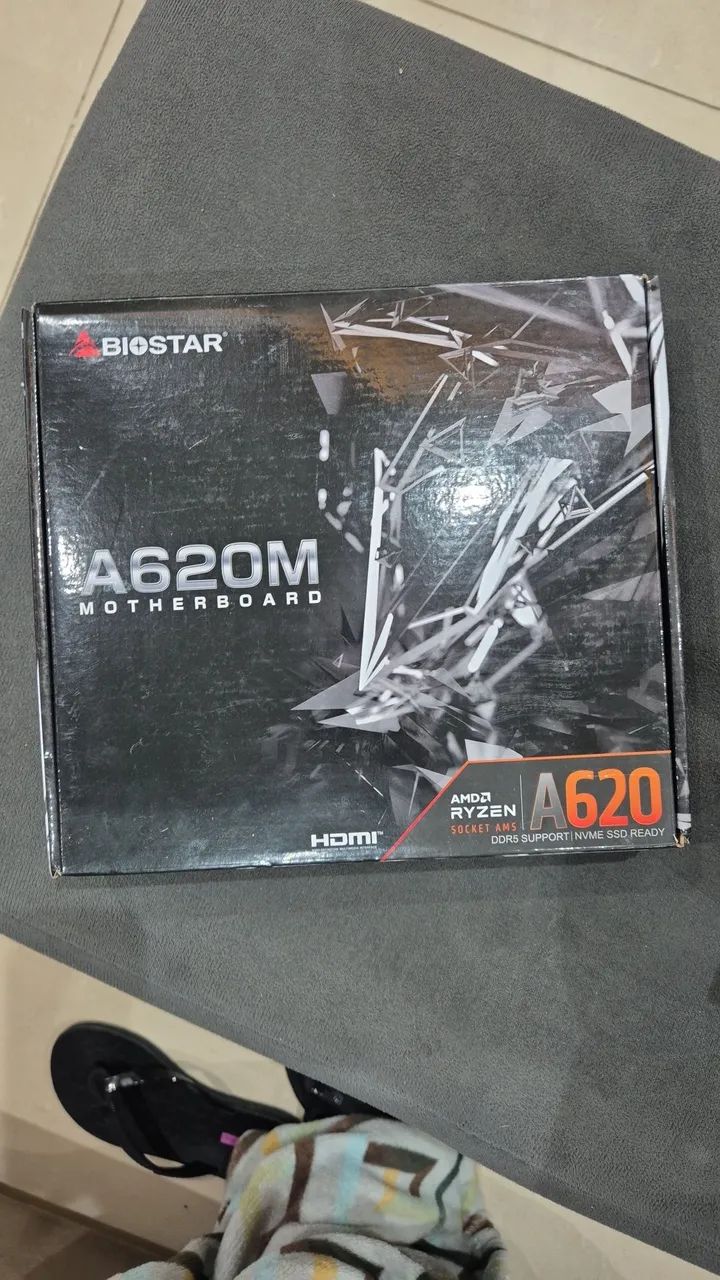 Placa Mãe Biostar A620MS, Chipset A620, AMD AM5, MATX, DDR5 - Foto 2