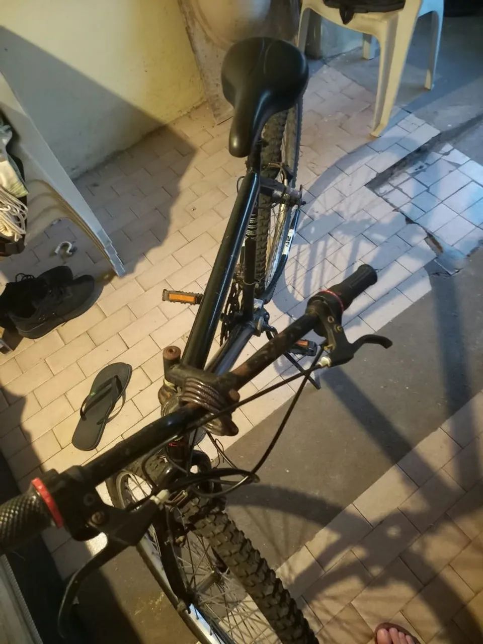 Bicicleta preta aro 16 - Foto 2
