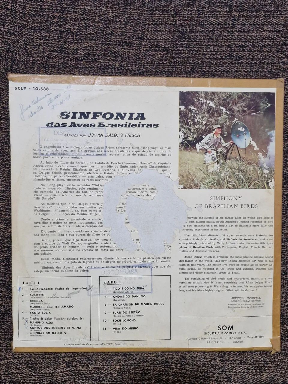 LP Sinfonia das Aves Brasileiras - Foto 2