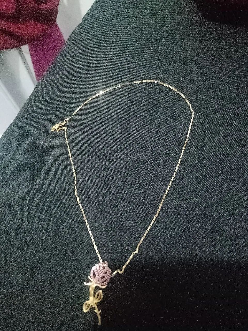 Colar com pingente de ouro 18k. - Foto 2