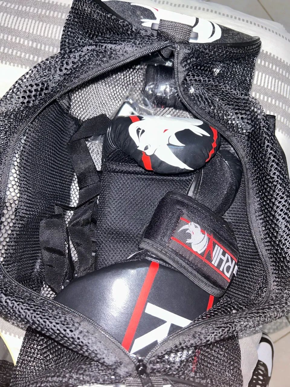 Kit Luvas Muay Thai/Boxe