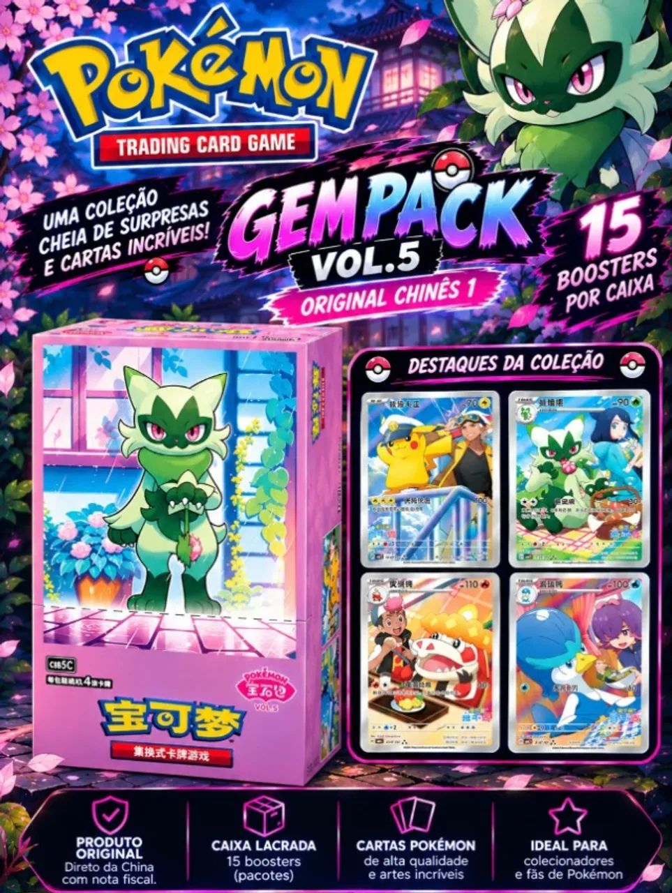 Gem 5 Chinesa Original (Produto não recelado)