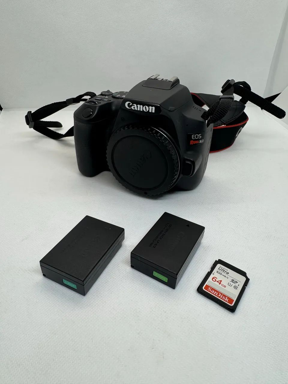 Câmera Canon SL3 4k com kit de lentes e flash externo - Foto 3