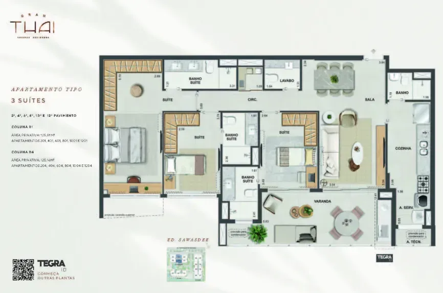 PLANTA 125m²