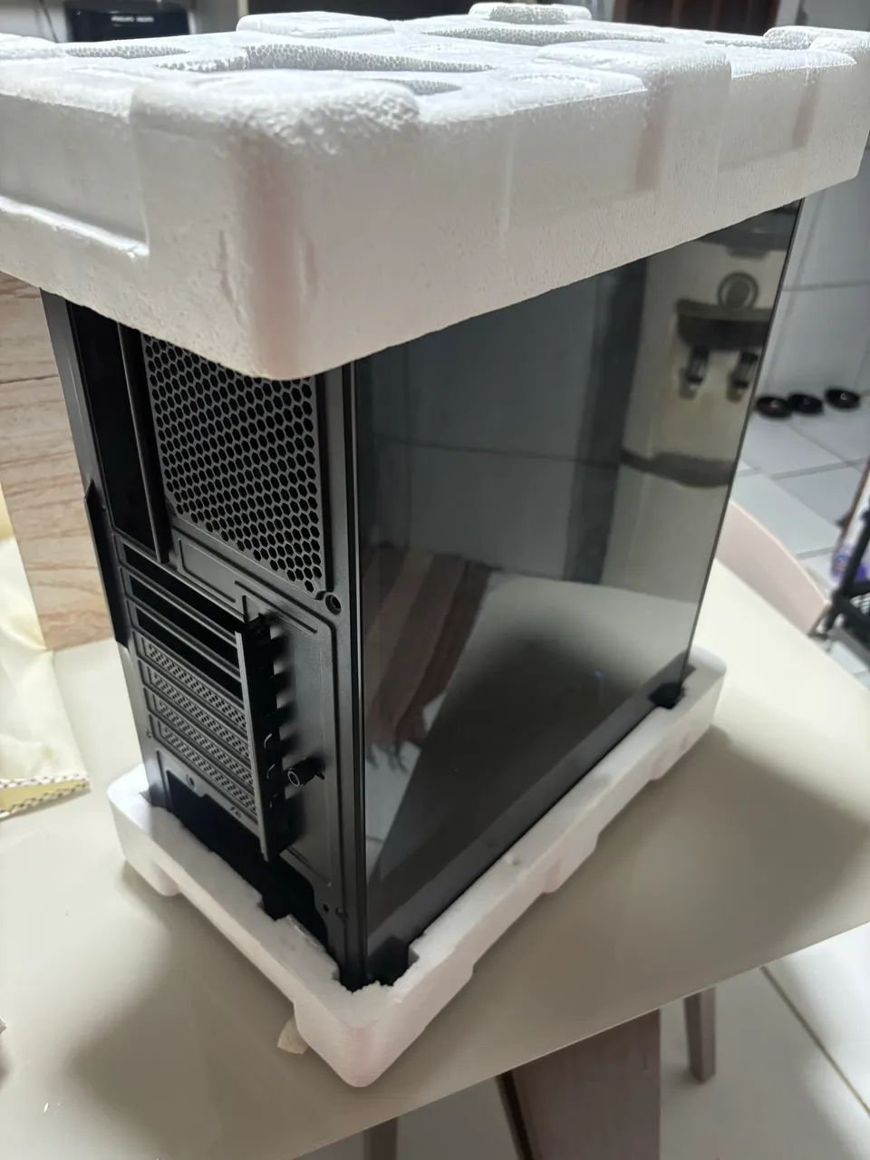 Gabinete Slim Preto, Com vidro temperado - Foto 5