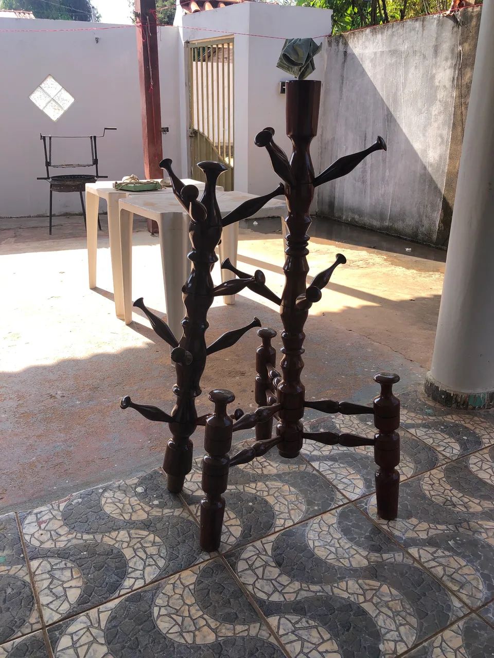 Vendo cabideiro de madeira trabalhada  - Foto 2