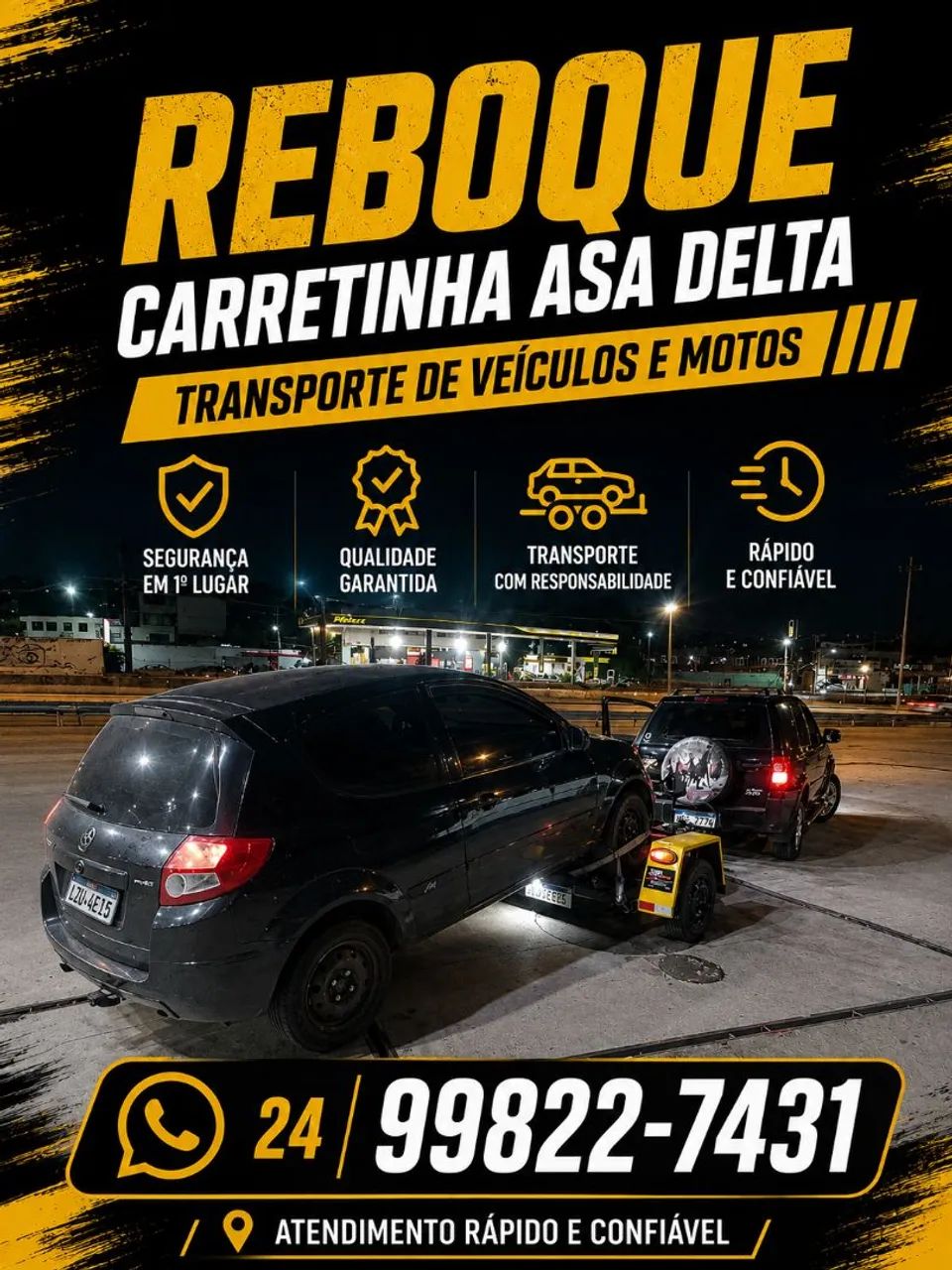 Asa delta reboque 