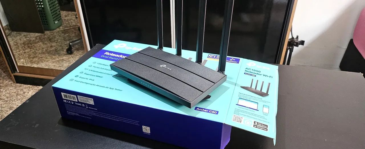 Roteador TP-Link Archer C80 AC1900 - Foto 3