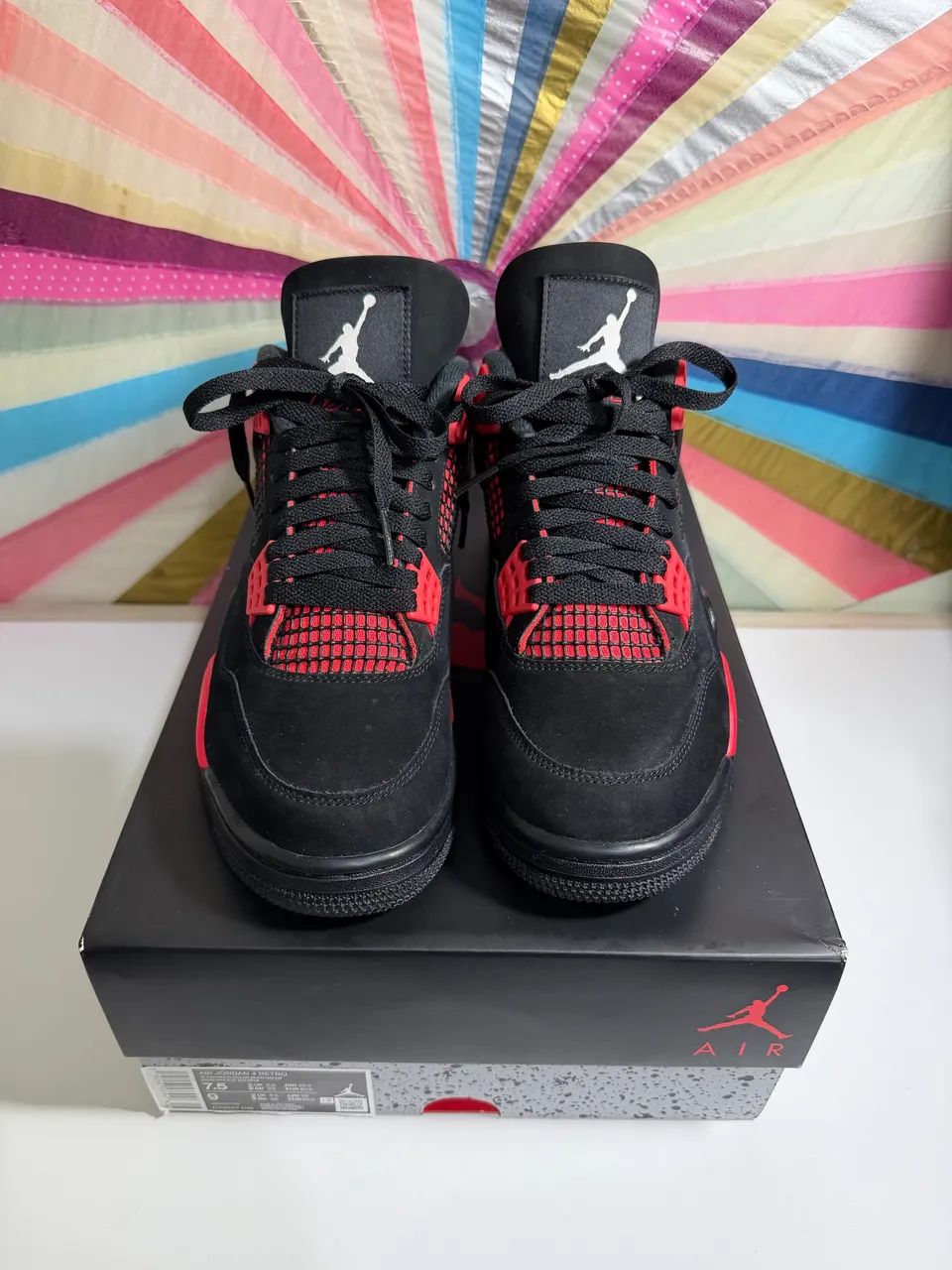 Nike Air Jordan 4 Red Thunder - Foto 2
