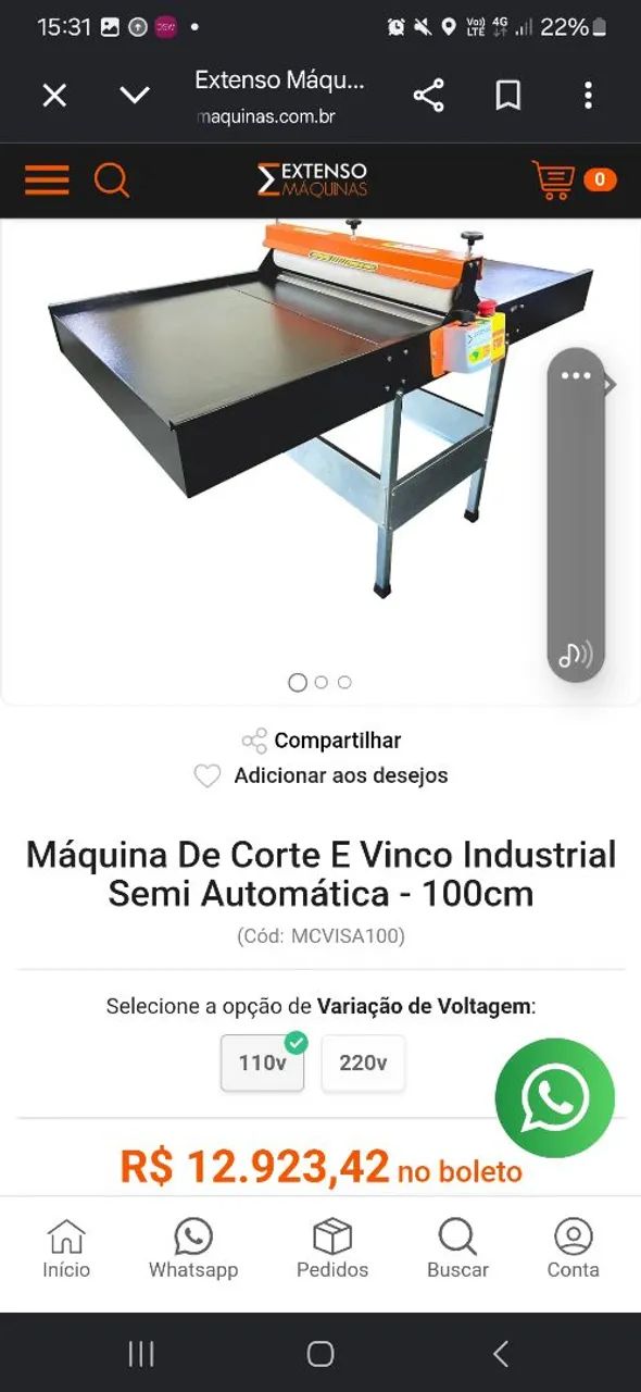 Maquina de corte vinco.e seladora - Foto 2