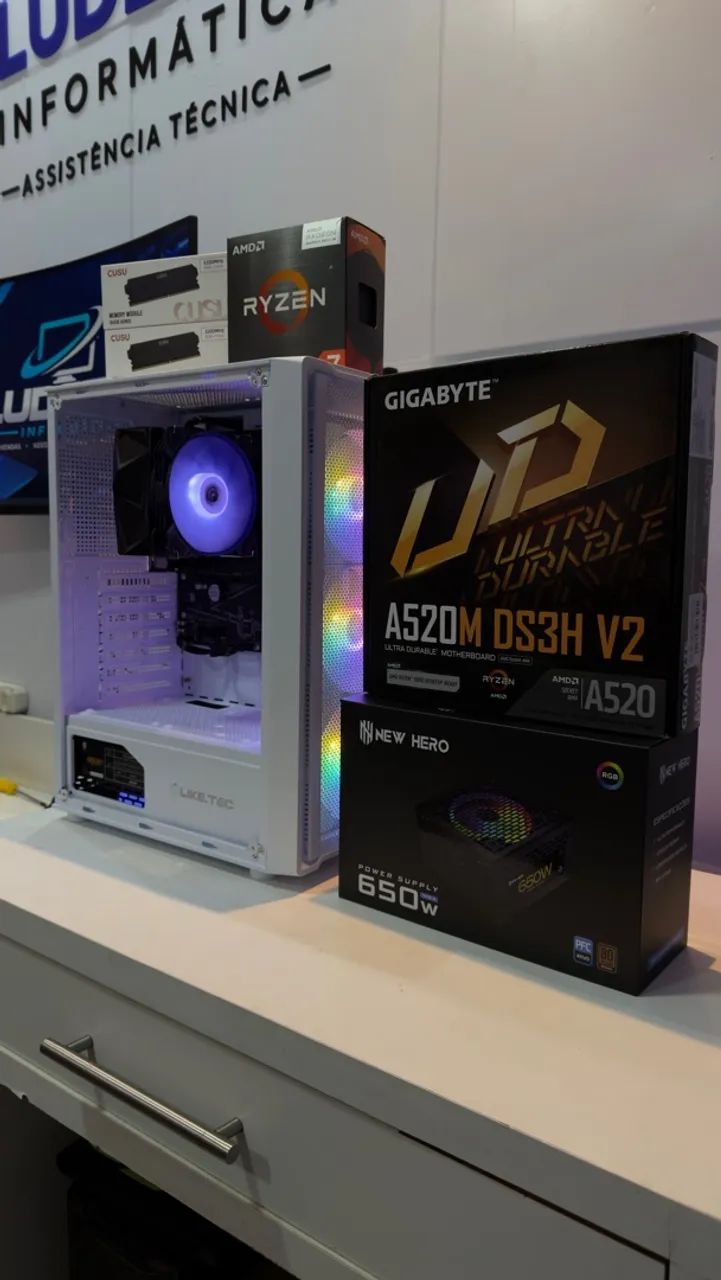 Pc Gamer AM4 R7 5700g - Foto 4
